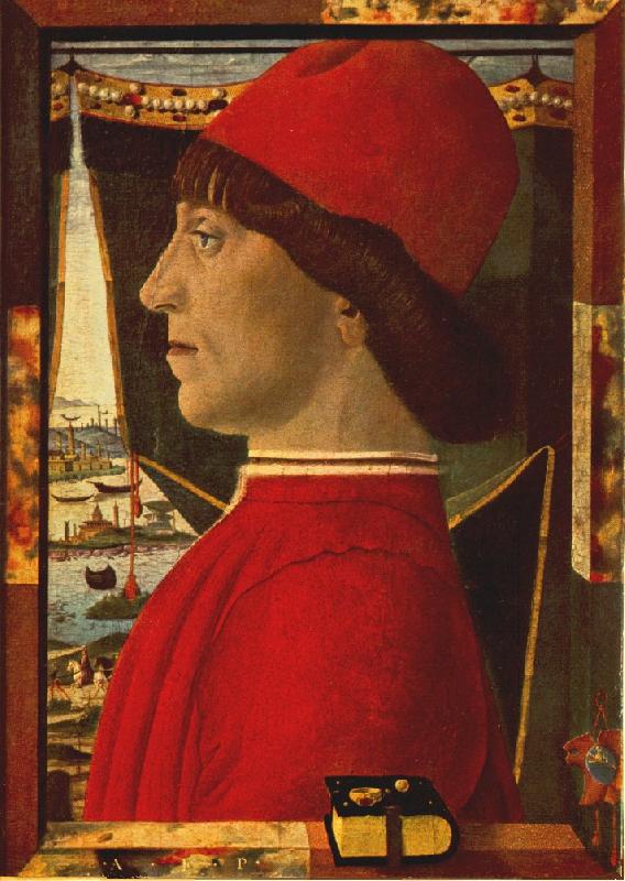 BALDASSARE ESTENSE Portrait of a Young Man  gg